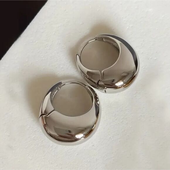 Fashion And Retro Glossy Gold Plated or Silver Plated Earrings - Picture 9 of 12